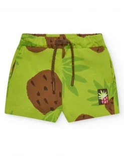 Bermuda avec noix de coco pour garçon avec taille ajustable