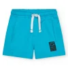 Bermuda bleue pour garçon avec taille élastique