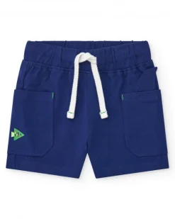 Bermuda bleue pour garçon avec étoile