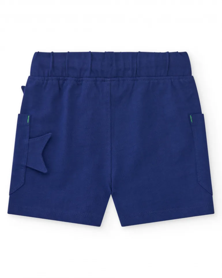 Bermuda bleue pour garçon avec étoile