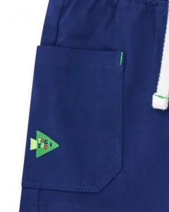 Bermuda bleue pour garçon avec étoile