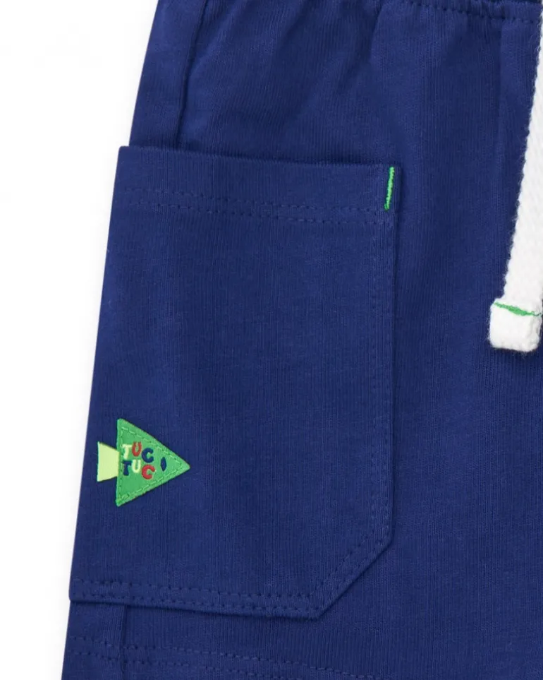 Bermuda bleue pour garçon avec étoile
