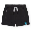 Bermuda noire pour garçon avec taille ajustable