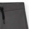 Bermudas pour garçon en gris avec taille ajustable et poches