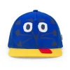 Casquette bleue pour garçon avec visage d’animal et fermeture ajustable