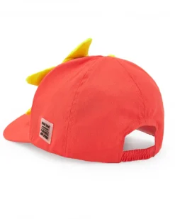 Casquette rose pour fille avec étoile jaune