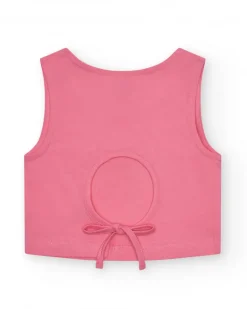 Débardeur pour fille avec imprimé de palmiers.