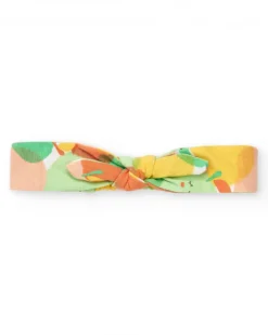 Diadème en tricot pour fille avec imprimé de fruits