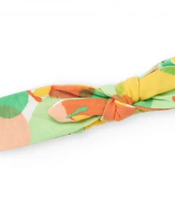 Diadème en tricot pour fille avec imprimé de fruits