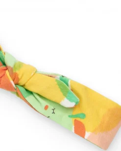 Diadème en tricot pour fille avec imprimé de fruits