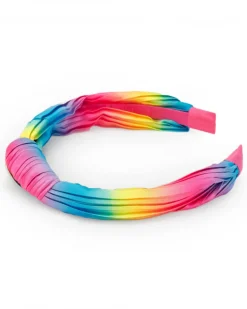 Diadème pour fille avec effet dégradé multicolore