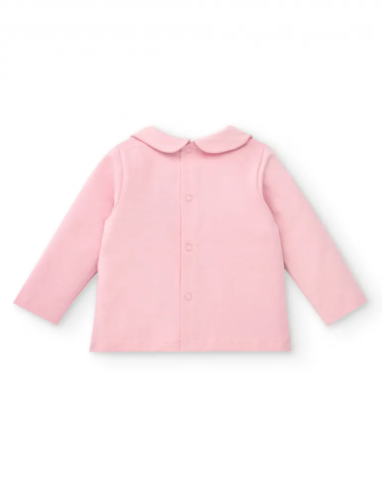 Ensemble fille rose avec jupe en tulle collection Glitter Tales