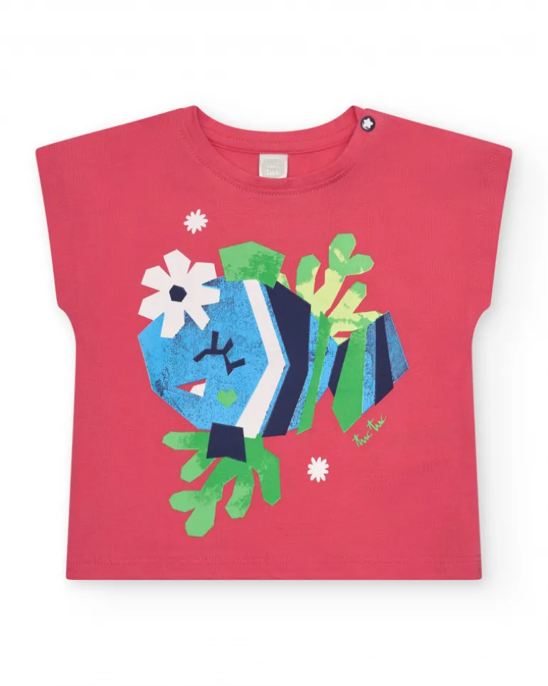 Ensemble pour fille avec deux t-shirts et legging cycliste