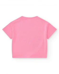 Ensemble pour fille avec deux t-shirts et shorts imprimés