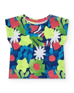 Ensemble pour fille avec deux t-shirts et legging cycliste