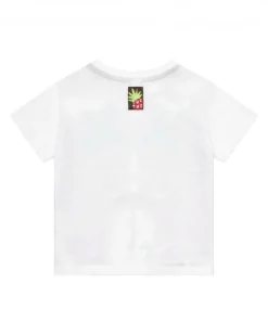 Ensemble pour garçon avec t-shirt tigre et bermuda marron