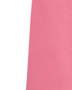 Legging court pour fille en rose avec taille élastique.