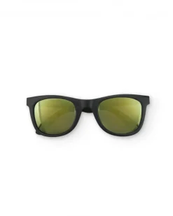 Lunettes de soleil noires pour garçon avec branches multicolores