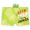 Maillot de bain boxer vert pour garçon avec imprimé tropical