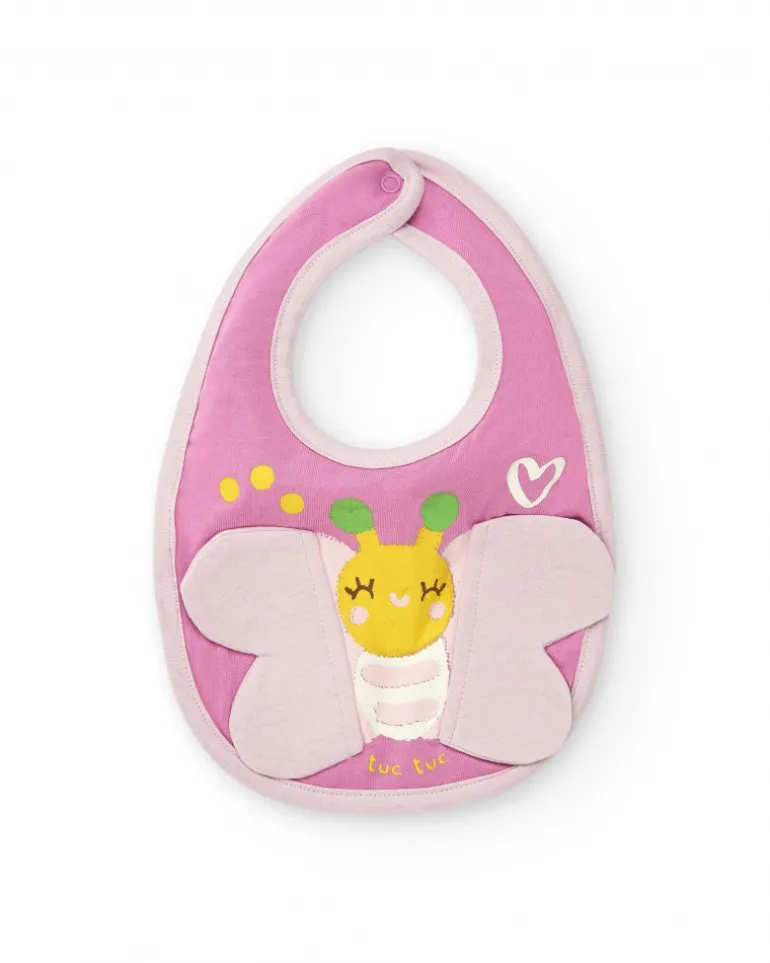 Pack de bavoirs pour fille couleur rose