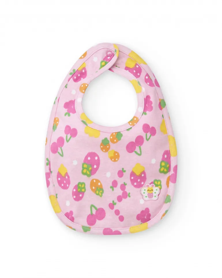 Pack de bavoirs pour fille couleur rose