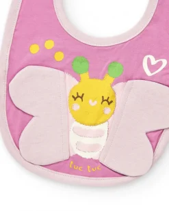 Pack de bavoirs pour fille couleur rose