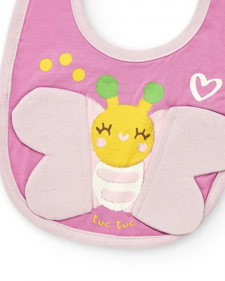 Pack de bavoirs pour fille couleur rose