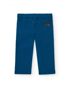 Pantalon garçon en bleu avec poches collection Big Brains