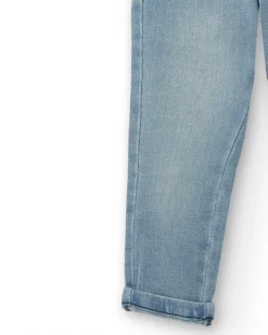 Pantalon garçon en jean bleu clair imprimé graphique Amazing collection