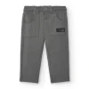 Pantalon gris garçon avec détail poche collection Cyber Dino