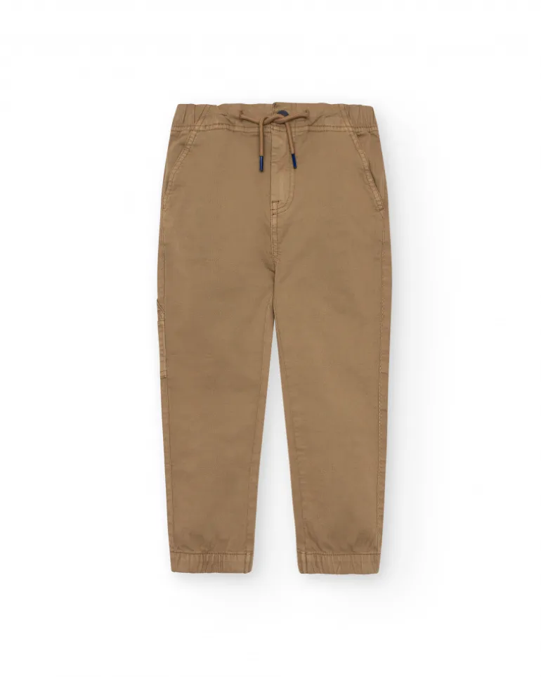 Pantalon jogger kaki pour garçon collection Pet Friendly Town