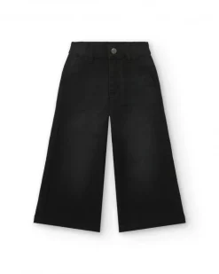 Pantalon large noir fille collection Poésie Magique