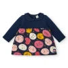 Robe fille bleu marine imprimé chatons collection Lovely Kittens