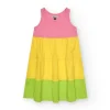 Robe sans manches pour fille en couleurs variées.