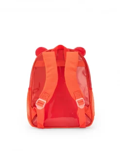 Sac à dos rouge pour garçon avec bretelles ajustables