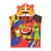 Serviette-poncho pour garçon avec capuche d'animal