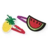 Set de barrettes pour fille avec ananas et pastèque