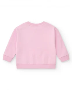 Sweat multicolore pour fille avec phrases et dessins créatifs