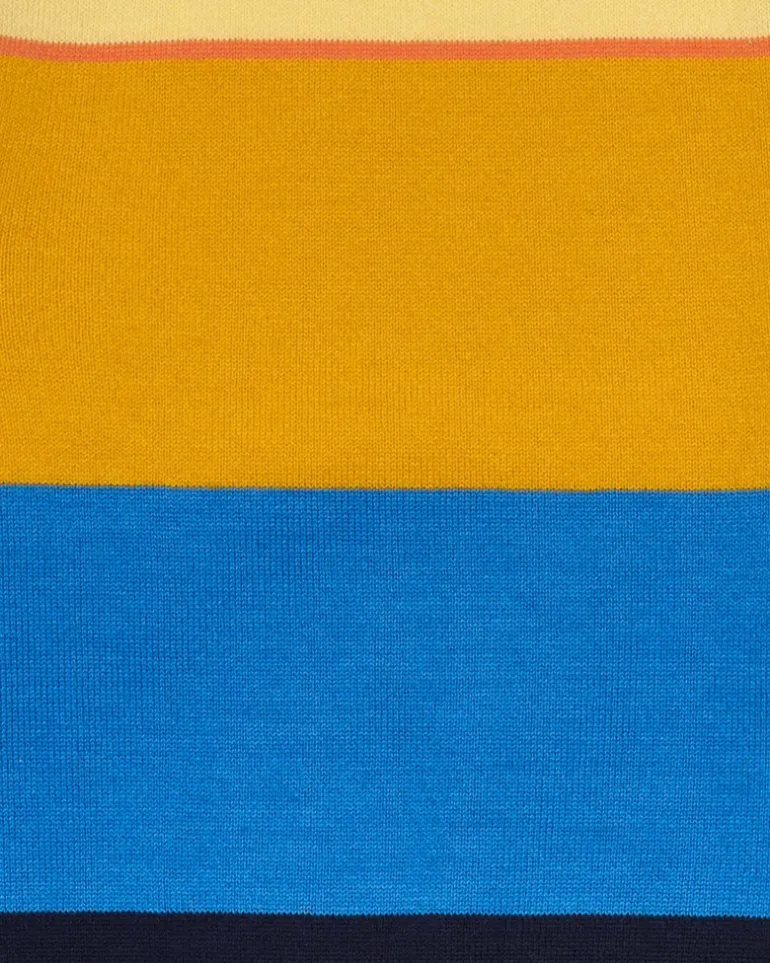 Sweat pour garçon en blocs de couleur avec col rond.
