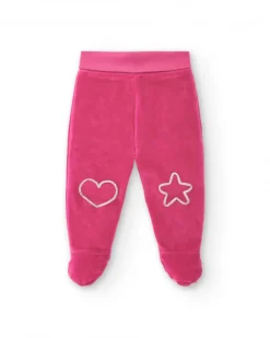 Tenue fille fuchsia avec appliqué lapin collection Glitter Tales