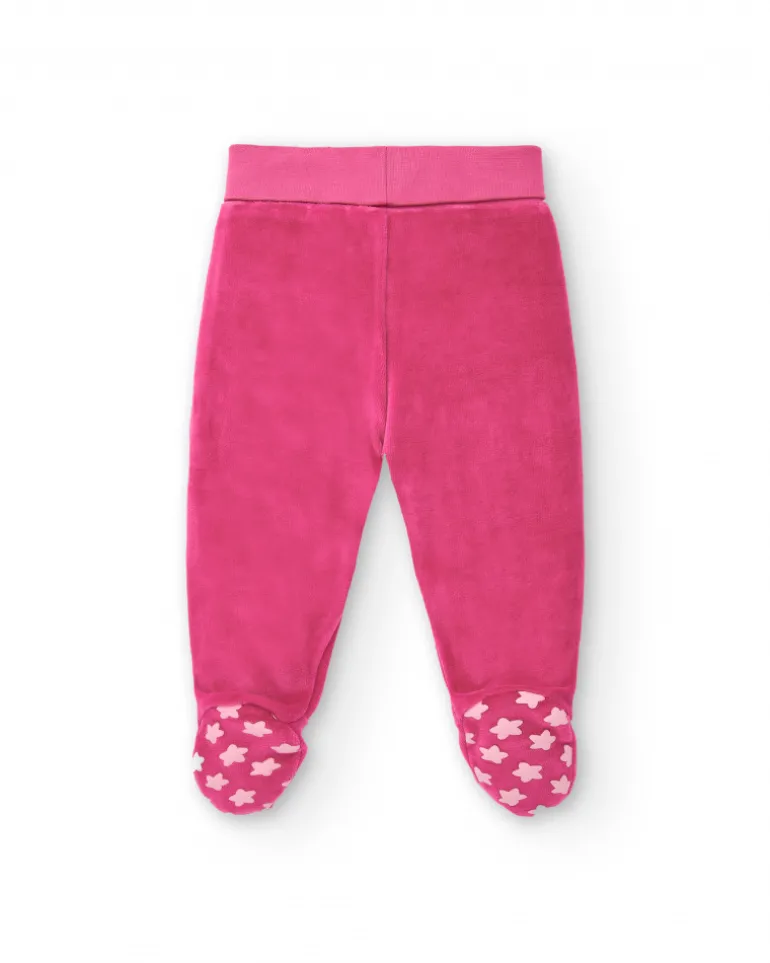 Tenue fille fuchsia avec appliqué lapin collection Glitter Tales