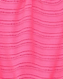 Top pour fille en rose avec bretelles et taille élastique.