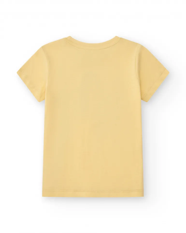 T-shirt à manches courtes pour garçon en jaune avec imprimé de l’érizona.