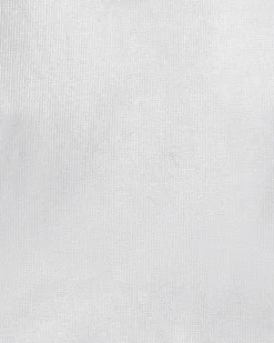 T-shirt à manches longues pour fille en argenté avec finition brillante.