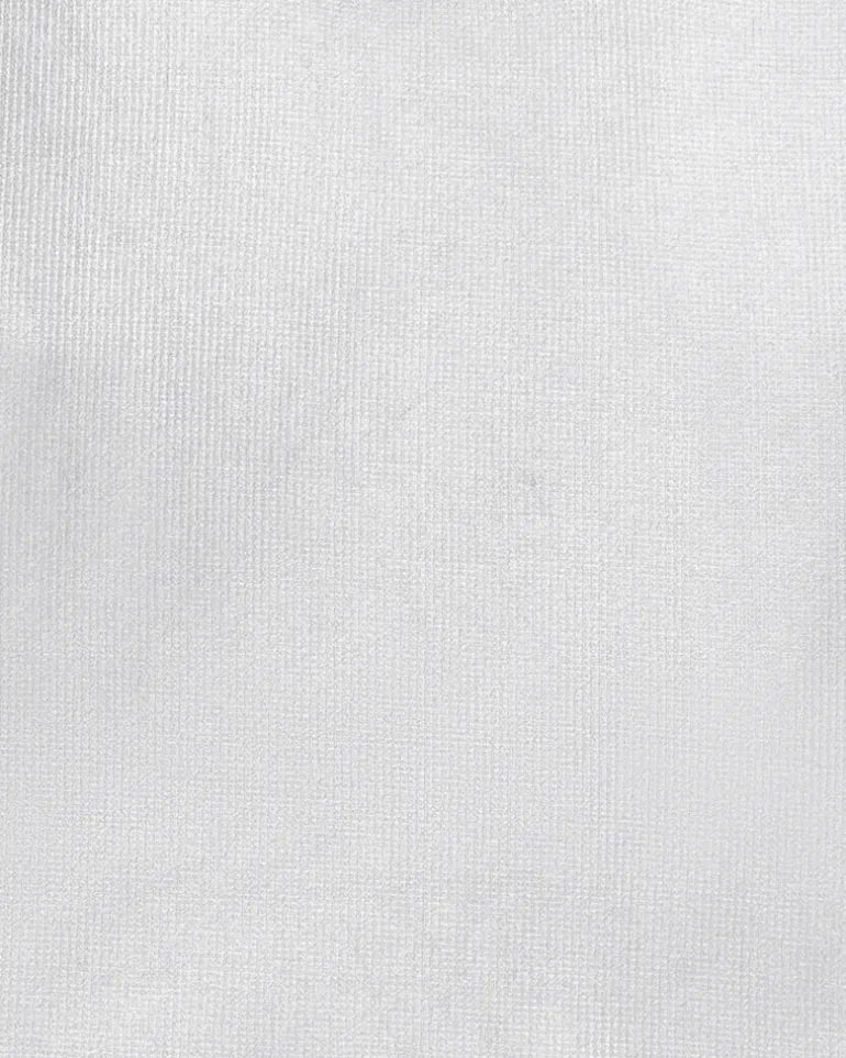 T-shirt à manches longues pour fille en argenté avec finition brillante.