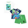 T-shirt bleu pour garçon avec imprimé marin