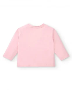 T-shirt fille rose motif étoiles Amazing collection