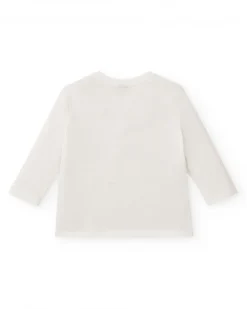 T-shirt manches longues imprimé Yéti et planche de surf pour garçon de la collection Freezy