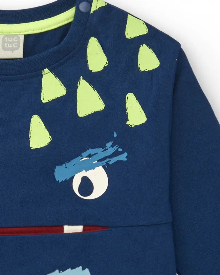 T-shirt Monster à manches longues pour garçon de la collection Freezy