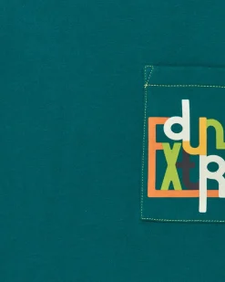 T-shirt pour garçon en vert avec poche avant.